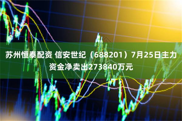 苏州恒泰配资 信安世纪（688201）7月25日主力资金净卖出273840万元