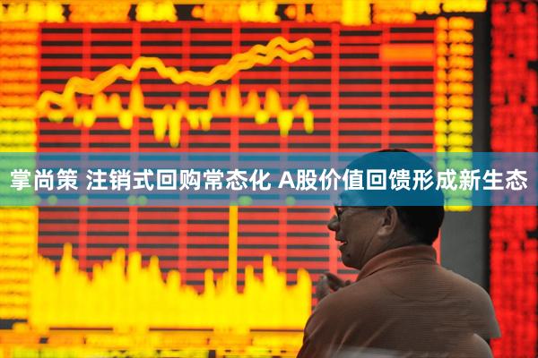 掌尚策 注销式回购常态化 A股价值回馈形成新生态
